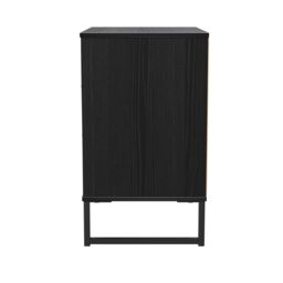 Ancona Matt Black Ash 3 Drawer Chest (H)678mm (W)575mm (D)395mm - thumbnail 3