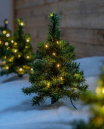 Werchristmas Set Of 6 30 Cm Christmas Tree Pathway Stake Lights, 90 Warm White Leds - thumbnail 3