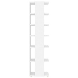 Berkfield Shoe Cabinet White 27.5X27X102 Cm Engineered Wood - thumbnail 5