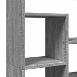 Berkfield Bookcase Grey Sonoma 72X20X120 Cm Engineered Wood - thumbnail 9