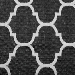 Beliani Outdoor Rug Aladana Black/ White 140 X 200 Cm Reversible - thumbnail 7