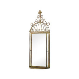 Inspirational Gifting Lovely Broughton Birdcage Mirror Display Shelf 70Cm Tall - thumbnail 5