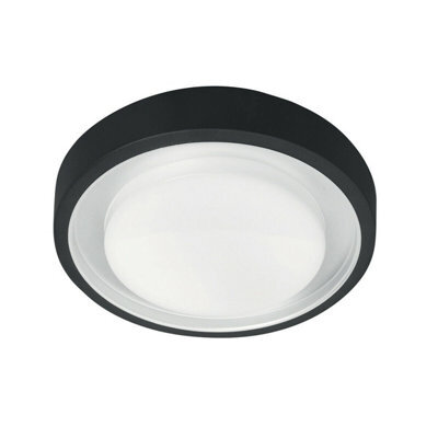 Stylish Outdoor Ip54 Wall Light In Graphite With Led T5 22W Bulb - image 1
