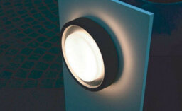 Stylish Outdoor Ip54 Wall Light In Graphite With Led T5 22W Bulb - thumbnail 2