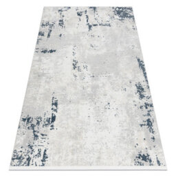 RugsX Modern Carpet Duke 51378 Cream / Blue - Concrete, Stone Structured, Ve  80X150 Cm - thumbnail 1