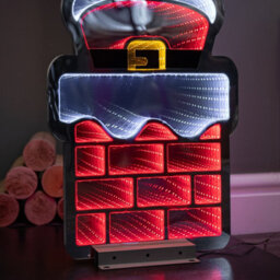 Samuel Alexander 60Cm Light Up Santa's Leg In Chimney Christmas Infinity Decoration With Leds - thumbnail 5