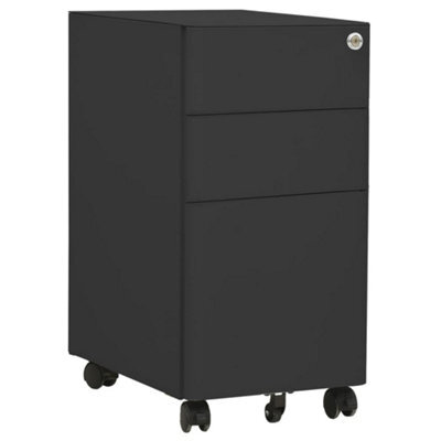 Vidaxl Mobile File Cabinet Anthracite 30X45X59 Cm Steel - image 1