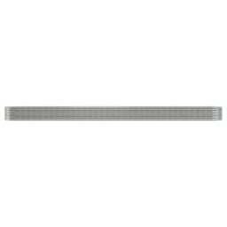 Berkfield Durable Garden Planter Powder-Coated Steel 440X80X36 Cm Silver - thumbnail 3