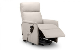 iLikeStores Rise And Recline Chair - Pebble Faux Leather - thumbnail 1