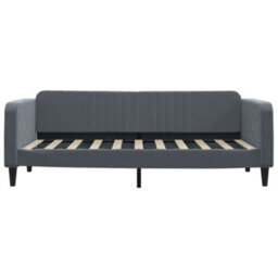Berkfield Day Bed Dark Grey 90X190 Cm Velvet - thumbnail 3