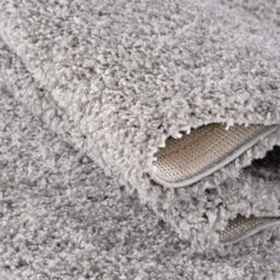 The Rugs Grey Soft Plain Design Fluffy Shaggy Rugs And Runners High Pile Living Room Kitchen Hallway 380 - thumbnail 3