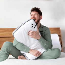 Xample Panda Childrens Memory Foam Bamboo Pillow 4+ Years - Orthopaedic Support For Head & Neck, Hypoallergenic, Washable Bamboo Cover - thumbnail 7