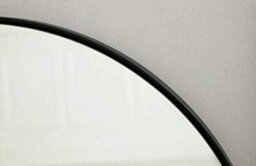 Large Round Black Wall Mirror Aluminium Frame Deep Frame - thumbnail 4