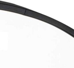 Large Round Black Wall Mirror Aluminium Frame Deep Frame - thumbnail 3