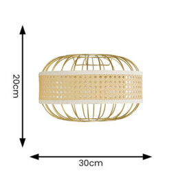 Valuelights Vimet Gold Ceiling Shade (D)30Cm - thumbnail 4