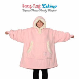 Snug Rug Eskimo - Pink Quartz Wearable Blanket Oversized Hoodie Blankets For Adults Hooded - thumbnail 6