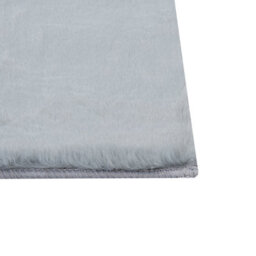 Beliani Faux Fur Rug Mirpur Light Grey 160 X 230 Cm - thumbnail 8
