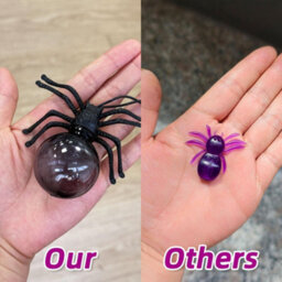 Amorly Large Spider Halloween String Lights, Purple Led Battery Powered 20 Led 9.8 Ft Spider Fairy Lights For Home Fireplace Windows - thumbnail 2