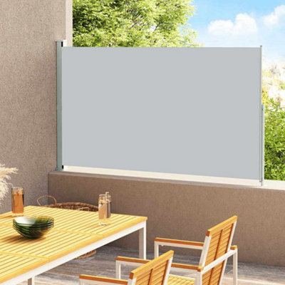 Walplus Patio Retractable Side Awning Garden Sun Shade Canopy Gazebo For Back Door, Porch, Patio 220X300 Cm Grey - image 1