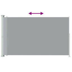 Walplus Patio Retractable Side Awning Garden Sun Shade Canopy Gazebo For Back Door, Porch, Patio 220X300 Cm Grey - thumbnail 3