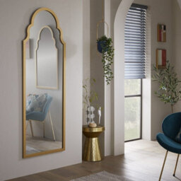 The Online Mirror Shop Leaner Mirror Casablanca Arched Shape With Gold Frame For Hanging In Any Room, Bedroom- H 170Cm X W 60Cm - thumbnail 2