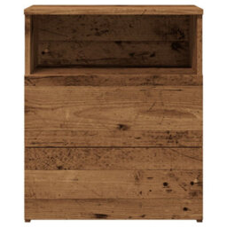 Berkfield Bedside Cabinets 2 Pcs Old Wood 50X32X60Cm Engineered Wood - thumbnail 5