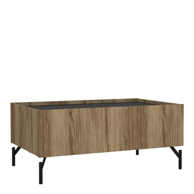 Furniture To Go Kendall Coffee Table With 2 Drawers Oak And Black - image 1