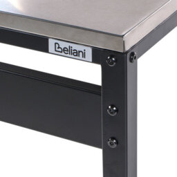 Beliani Outdoor Bar Table Maenza Black Metal - thumbnail 6