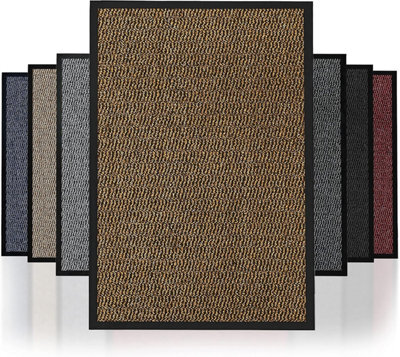 Barrier Mat - 100 X 170 Cm - Brown - Durable Protective Ground Cover - image 1