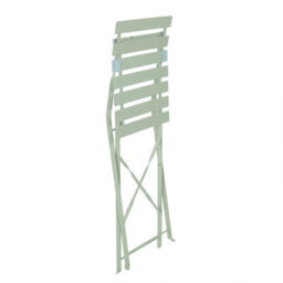 Charles Bentley Bentley 3 Piece Metal Bistro Set Garden Patio Table & 2 Chairs - Heritage Green - thumbnail 8