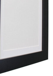 Frames By Post Metro Black Frame With White Mount A2 Image Size A3 - thumbnail 3