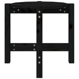 Walplus Coffee Table Black  52.5X45 Cm Solid Wood Pine - thumbnail 5