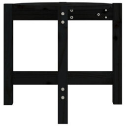 Walplus Coffee Table Black  52.5X45 Cm Solid Wood Pine - thumbnail 6