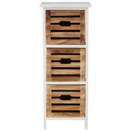 Orsina Spacious 3 Drawers Chest, Modern Appeal Chest Of Drawers For Livingroom, Minimalist Storage Chest For Bedroom - thumbnail 1
