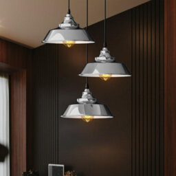 Ledsone 3 Light Vintage Pendant With E27 Metal Fixture For Kitchen Bedroom Living Room And Dining Room - thumbnail 6