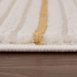 The Rugs Carmel Cream/gold Geometric Design Area Rug And Runner Non Shedding, Stain Resistant, Soft - thumbnail 6