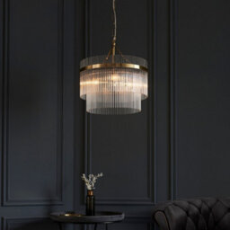 Luminosa Lighting Luminosa Marietta 3 Light Multi Arm Lamp Ceiling Pendant Antique Brass - thumbnail 3