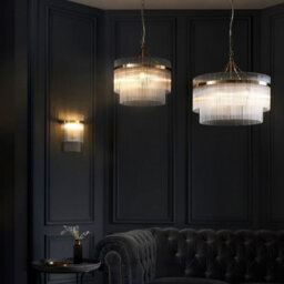 Luminosa Lighting Luminosa Marietta 3 Light Multi Arm Lamp Ceiling Pendant Antique Brass - thumbnail 7