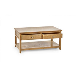 Ashfield Classic Coffee Table With 2 Drawers - thumbnail 4