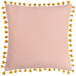 Furn. Chamae Floral Tasselled 100% Cotton Cushion Cover - thumbnail 2