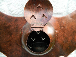 Metal Hanging Bat Tea Light Candle Holder - Bronze - thumbnail 4
