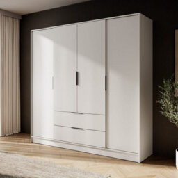 Arte Luxurious Cashmere Kelly Wardrobe: 206Cm Of Elegant Storage For Modern Bedrooms - thumbnail 3