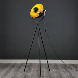 Industrial Tripod Floor Lamp Photography Free Standing Standard Light Led Bulb - thumbnail 4