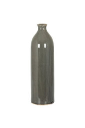 Garda Grey Glazed Gisela Vase, Textured Modern Ceramic Decor - thumbnail 1