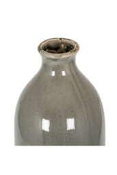 Garda Grey Glazed Gisela Vase, Textured Modern Ceramic Decor - thumbnail 2