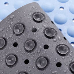 Slips Away Bath Mat Non Slip Anti Mould With Foot Scrubber 70 X 40Cm Tpe Material Shower Mat - thumbnail 5