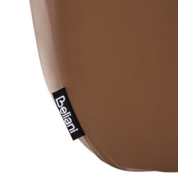 Wyld And Coco Swivel Dining Chair Brown Faux Leather With Armrest, W58 X D68 X H84Cm - thumbnail 7