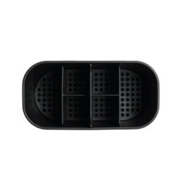 ReBorn® Reborn Recycled Large Bathroom Caddy- Graphite Bathroom Organizer - With Six Compartments - Made In The Uk - thumbnail 6