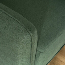 Bravich Brixton  2 Seater Sofa - Modern Fabric Sofa With Steel Legs - thumbnail 7