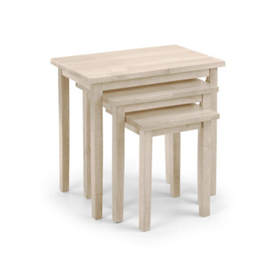 Oakham Invermere White Wash Nest Of Tables - image 1